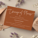 Search for change of plans wedding invitations Minimalist