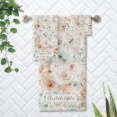 Search for pretty green bath towels Greenery