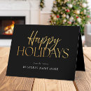 Search for black and gold christmas cards Minimalist