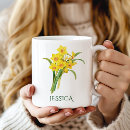 Search for march birth flower mugs Bridesmaid
