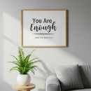 Search for you are enough posters Inspirational