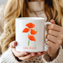Search for red poppy flower mugs Modern