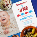 Search for red fish invitations Blue