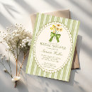 Search for sage bridal shower invitations Vintage