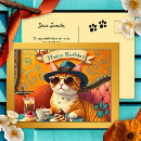 Search for retro cat birthday cards Cool