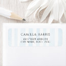 Search for blue stripe return address labels Elegant
