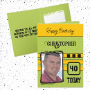 Search for yellow and green birthday cards For him