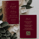 Search for red glitter invitations Modern
