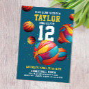 Search for basketball team party invitations Slam dunk