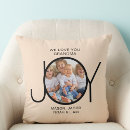 Search for grandchildren cushions Simple modern typography