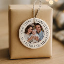 Search for family of three christmas tree decorations Holiday keepsake