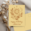 Search for bohemian birthday cards Magical