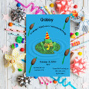 Search for toad birthday invitations Frog birthday party