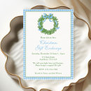 Search for bow christmas invitations Blue
