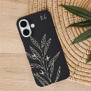 Search for charcoal iphone cases Botanical