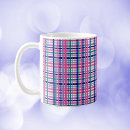 Search for navy plaid mugs Blue