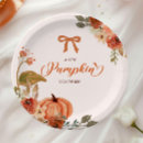 Search for pumpkin baby shower plates Script