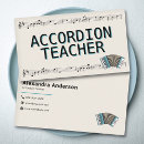 Search for accordion business cards Teacher