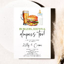 Search for bbq and brews invitations Diaper party