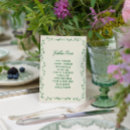 Search for italian table cards Green