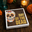 Search for day of dead napkins Dia de los muertos