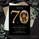 Search for surprise 70th birthday invitations Elegant