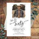 Search for look whos sixty invitations Typography