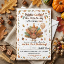 Search for turkey birthday invitations Turning one