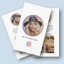 Search for instagram influencer business cards Content creator