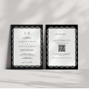 Search for lace frame invitations Black and white