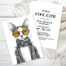 Search for sunglasses 5x7 invitations Cat