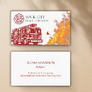 Search for fire department business cards Emergency
