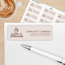 Search for coffee love return address labels Trendy