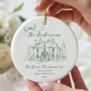 Search for evergreen christmas tree decorations Family keepsake
