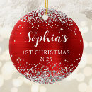 Search for glitter christmas tree decorations Metallic