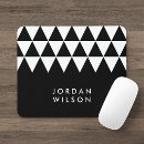 Search for patterned mouse mats Black and white