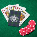 Search for family crest playing cards Vintage
