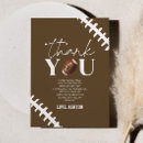 Search for football thank you cards First year down