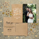 Search for kraft wedding thank you cards Elegant