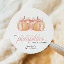Search for two pumpkins stickers Fall baby shower