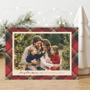 Search for red and black plaid christmas cards Elegant