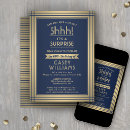 Search for for men 50th birthday invitations Gold