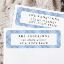 Search for blue and green return address labels Vintage