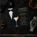 Search for black tie birthday invitations Milestone