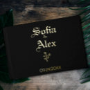Search for gothic wedding guest books Elegant