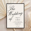 Search for elegant ivory wedding invitations Old money