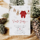 Search for santa baby invitations Snowflakes