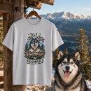 Search for alaskan malamute tshirts Sled dog