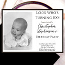 Search for 100th birthday invitations Trendy