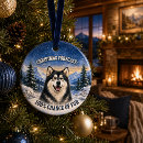 Search for alaskan malamute christmas tree decorations Sled dog